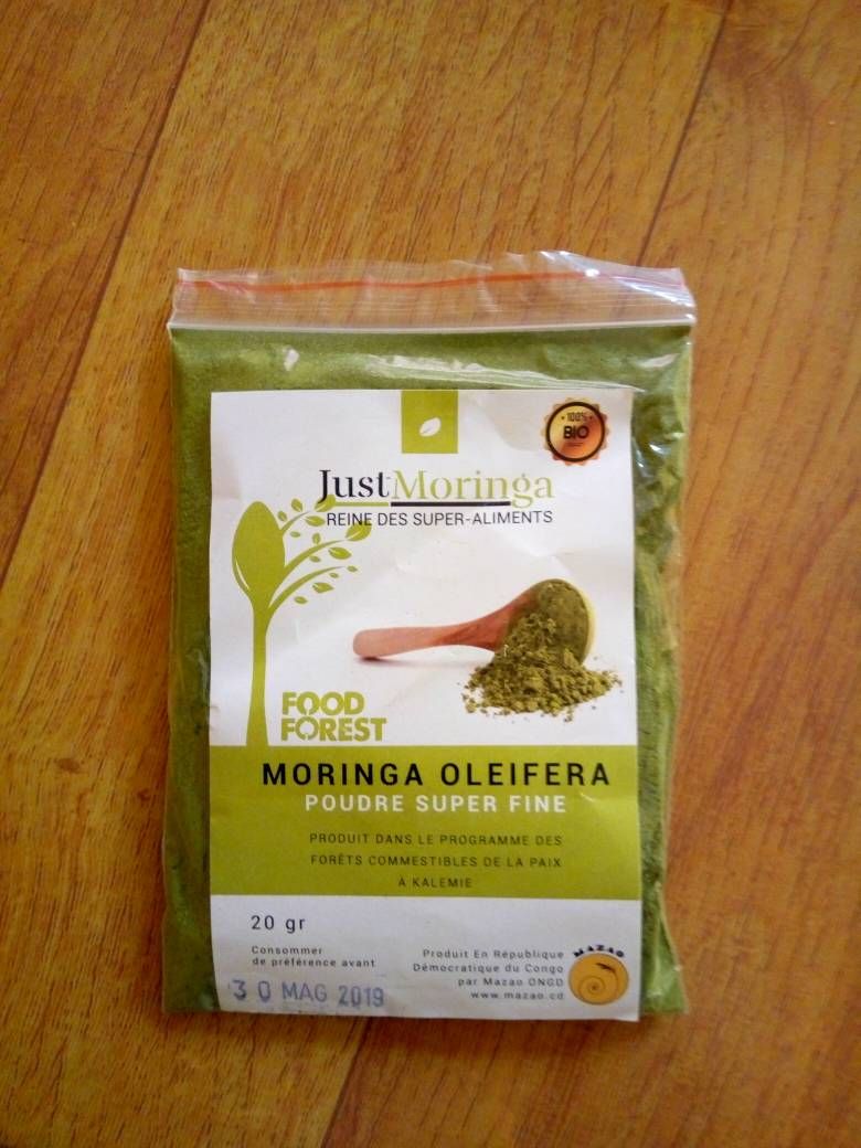 Sachet de poudre de Moringa Mazao